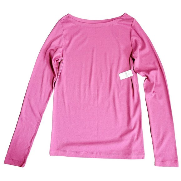 Womens: Gap: Blouse Tops - Womens: Gap: Blouse, Long Sleeve, Boat Neck,  Large - NWT